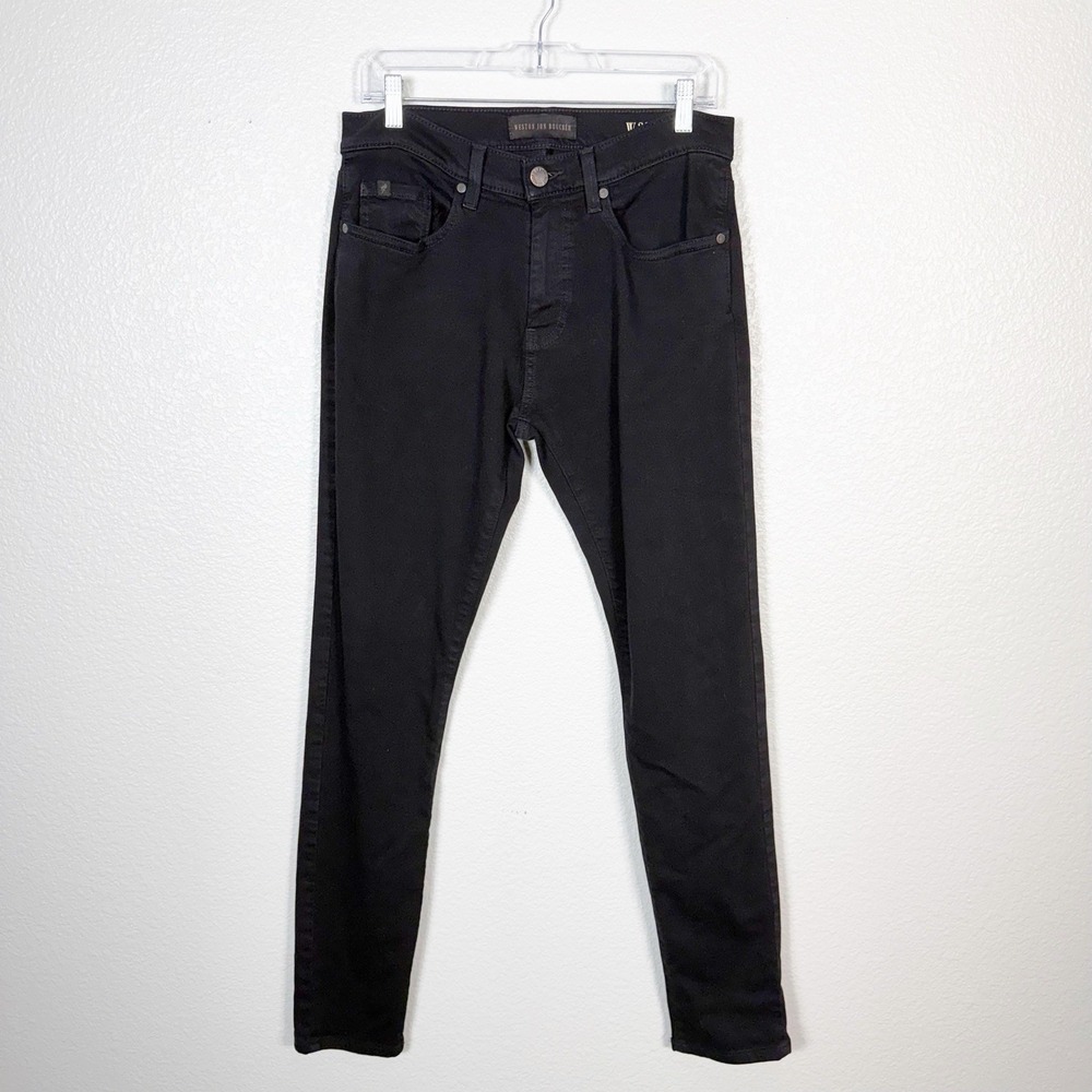 Weston Jon Boucher Tapered Fit Jeans Mens Size 32 Black Designer Classic
